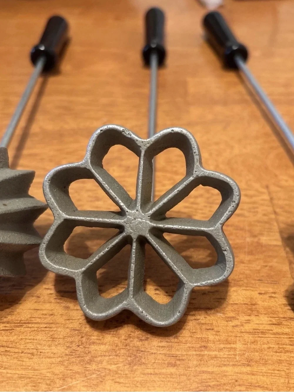 Rare Vintage Hirco Baking Rosette Molds Heart Club Diamond Spade And Florals